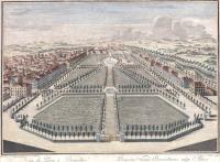 Vue du Parc à Bruxelles - Prospectus vivarii Bruxellensis vulgo Parco. 