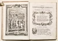 Il Goffredo, ovvero Gerusalemme Liberata. Nuova edizione arricchita di figure in rame e d’annotazioni colla vita dell’autore.  