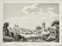 Vue de Canosa, ville de la Pouille, anciennement Canusium