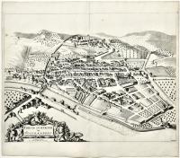 Forum Sempronii vulgo Fossombrone ville de l’Etat de l’Eglise, dans le Duché de Urbin. 	