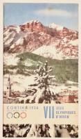  Cortina 1956 - Programme Des VII Jeux Olympiques D'Hiver - Cortina 26. Janvier - 5 Fevrier 1956 - Dolomites – Italie. 