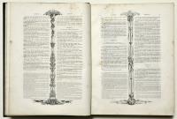 LA SACRA BIBBIA. ANTICO E NUOVO TESTAMENTO. Traduzione secondo la Vulgata di Monsignor Antonio Martini. Disegni di Gustavo Doré e fregi di Enrico Giacomelli.