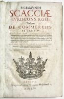 Tractatus de commerciis et cambio in quo non minus opportune, quam iuxta occasionem copiose tractatur…opus nunc terbio editum, et a plurimis mendiis repurgatum. 