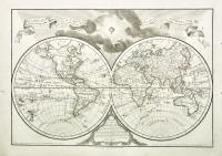 Mappamonde a l’usage de l’instr.on…Revue et augméente des n.lles découvertes par Dézauches. 