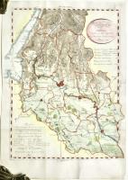 Provincia di Verona divisa in XII distretti per sovrana risoluzione 8 febbraio 1818. 