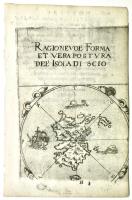 Ragionevol’ forma et vera postura del’isola di Schizzo. 