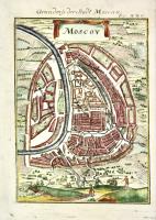 Moscov-Grundriss der Stadt Moscau. 