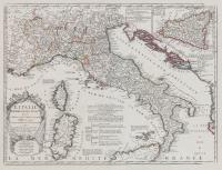 L’Italie divisées en ses Estats tirée de memoires du Sr. Cantel...corigée et augmentée par le Sr. De Tillemont. 