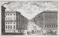 Veduta di Strada Nuova (repeated in french)