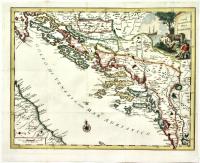 Carta geografica della Dalmazia