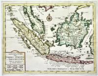Nuova carta delle isole di Sunda come Borneo Sumatra e Iava grande &... 