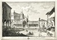 Veduta della piazza Contarena di Udine