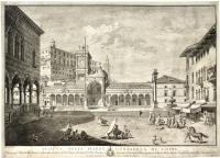 Veduta della piazza Contarena di Udine