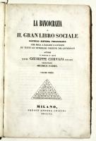 La Bancocrazia o il gran libro sociale novello sistema finanziario che mira a basare i governi su tutti gl’interessi positivi dei governanti