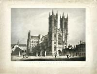 Westminster Abbey. West front.