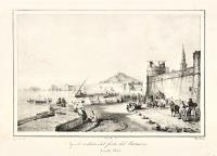 Napoli veduta del forte del Carmine