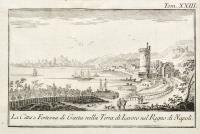 La città e Fortezza di Gaeta nella Terra di Lavoro nel Regno di Napoli.