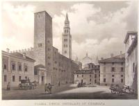 Piazza degli ortolani in Cremona.