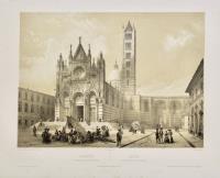 Sienne, vue générale de la Cathedrale – Siena, veduta generale del Duomo.
