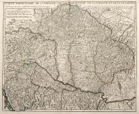 Carte particuliere de la Hongrie de la Transilvanie de La Croatie et de la Sclavonie.
