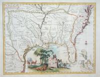 Carta geografica della Florida nell’America settentrionale.