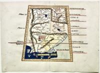 Tabula nona Asiae continentur, Aria, Paropanisadas, Drangiana, Arachosia & Gerdosia.