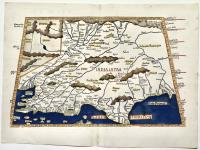 Asiae tabula decima continet Indiam intra Gangem