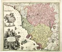 Novissima et accuratior tabella magni Ducatus Hetruriae complectens hodie tria territor: Florentinum Pisanum et Senense cum insula Elba et locis quibusdam Vallis Magrae