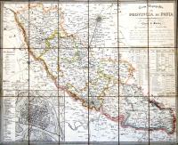 Carta topografica della provincia di Pavia. 