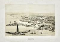 Livourne, vue prise au dessus de Fanal