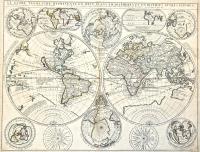 Le globe terrestre representé en deux plans-hemispheres et en diverses autres figures.