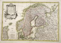 Les couronnes du nord comprenant les royaumes de Suede Danemarck et Norwege divisés par provinces et gouvernemens.