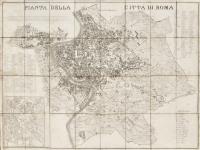 Pianta della città di Roma nell’anno 1830