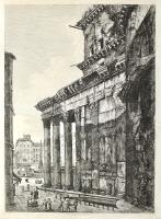Veduta di fianco del Panteon