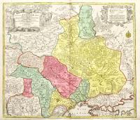 Amplissima Ucraniae regio Palatinatus Kioviensem et Braclaviensem complectens cum adiacentibus provinciis…