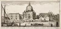 Veduta della Chiesa di S. Maria della salute e del Monastero de’ Padri Somaschi in Venezia