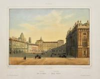 Turin, place du château/Torino, piazza Castello