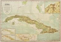 Cuba nuevo mapa relieve general y de comunicaciones. 