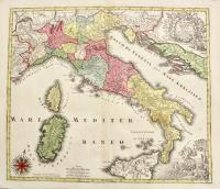 L’Italia con le sue Poste e Strade Principali descritta da Giacomo Cantelli da Vignola..data in luce da M.S.