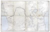 Carta della parte occidentale (e orientale) dell’Africa equatoriale e delle esplorazioni per terra e per acqua di Enrico M. Stanley. 
