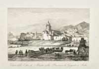 Veduta della città di Alicata nella provincia di Girgenti in Sicilia