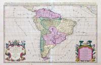 Amerique meridionale diviséen ses principals parties ou sont distingués..